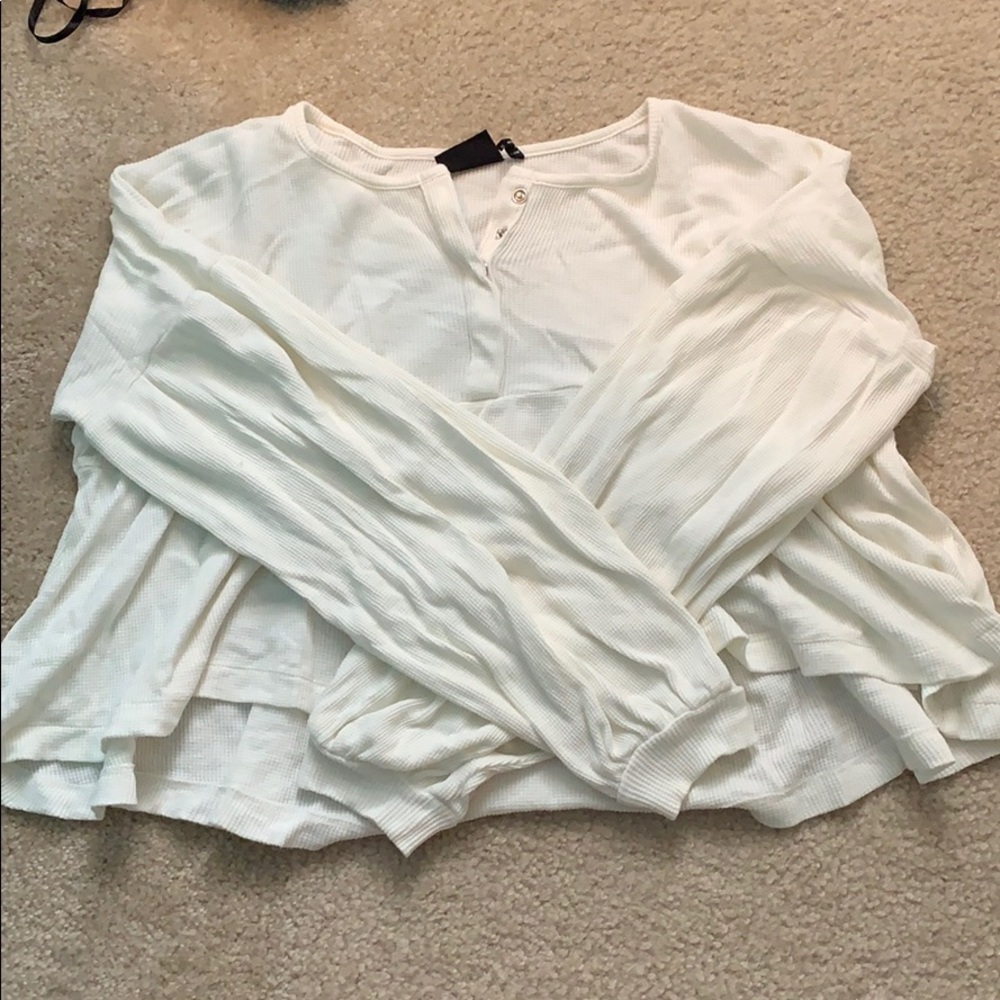 long sleeve flow top